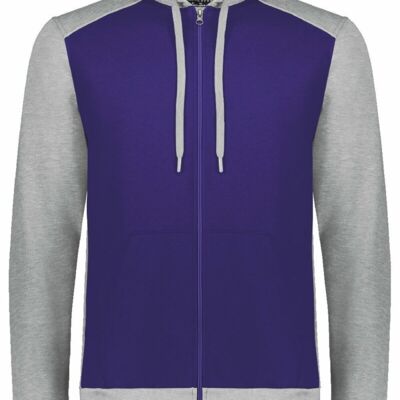 Unisex Eco Revive™ Three-Season Triblend Fleece Full-Zip Hooded Sweatshirt Thumbnail