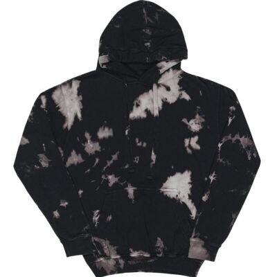 Premium Fleece Bleach Wash Hooded Sweatshirt Thumbnail