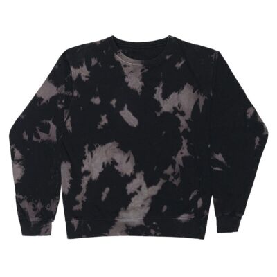 Premium Fleece Bleach Wash Crewneck Sweatshirt Thumbnail