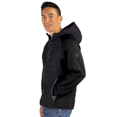 Cutter & Buck Rainier Primaloft Mens Eco Full Zip Hybrid Jacket Thumbnail