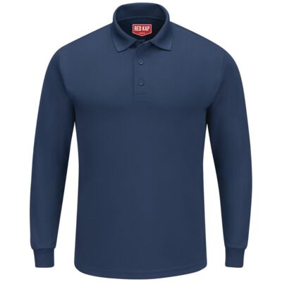 Men's Long Sleeve Performance Knit Polo Thumbnail