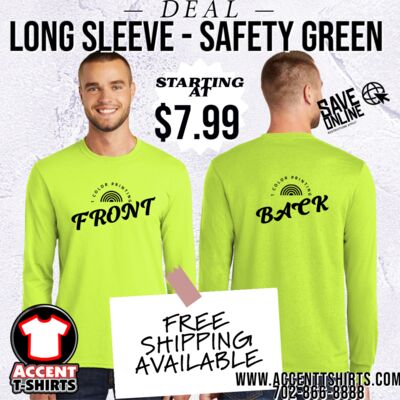 Construction & Landscapers Long Sleeve Deal - 1 color print front and back Thumbnail