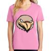 Women's Core Cotton V Neck Tee Thumbnail