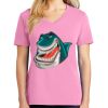 Women's Core Cotton V Neck Tee Thumbnail