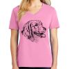 Women's Core Cotton V Neck Tee Thumbnail
