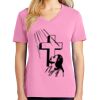Women's Core Cotton V Neck Tee Thumbnail