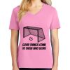 Women's Core Cotton V Neck Tee Thumbnail