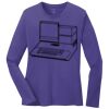 Women's Long Sleeve Core Cotton Tee Thumbnail